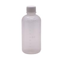 Quality Medicine 100ml PET Liquid Empty Plastic Bottle with Scale and Customizable Color for sale