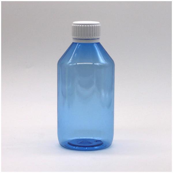 Quality Custom Color 250ML PET Plastic Liquid Bottle Screw Cap and Color Option Included for sale