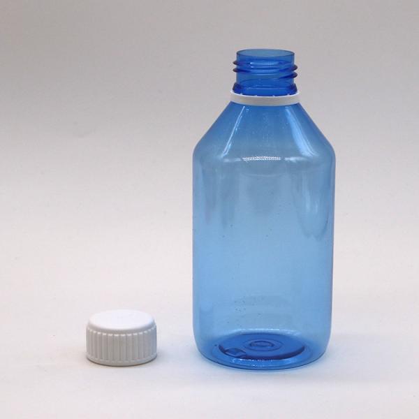 Quality Custom Color 250ML PET Plastic Liquid Bottle Screw Cap and Color Option Included for sale