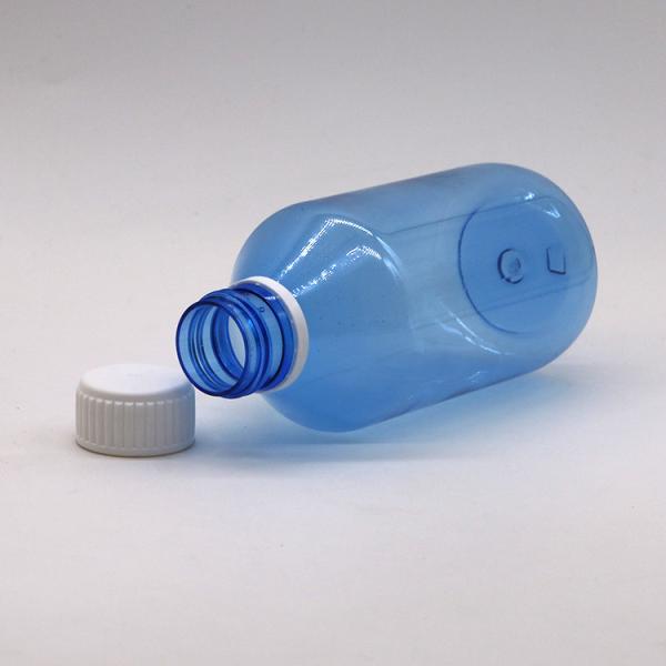 Quality Custom Color 250ML PET Plastic Liquid Bottle Screw Cap and Color Option Included for sale