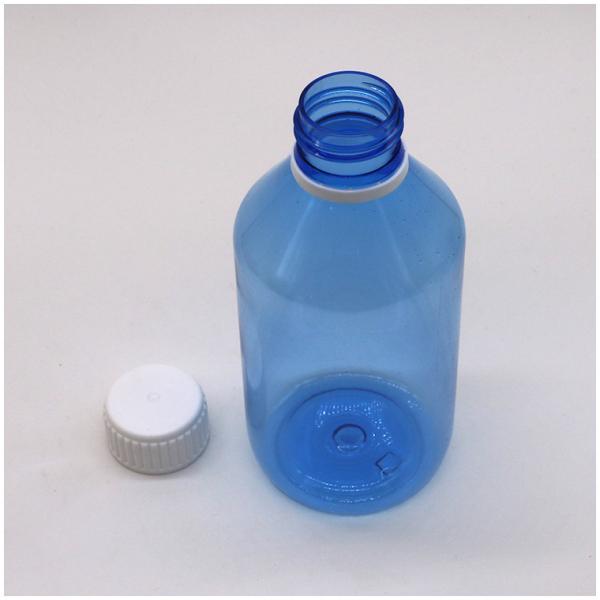 Quality Custom Color 250ML PET Plastic Liquid Bottle Screw Cap and Color Option Included for sale