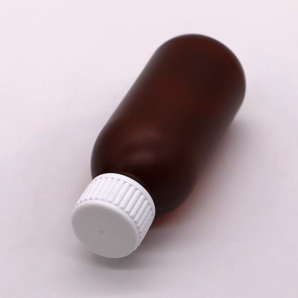 Quality 120ml Cough Syrup Round Liquid Frost Plastic Bottle Container for Medical Waste for sale