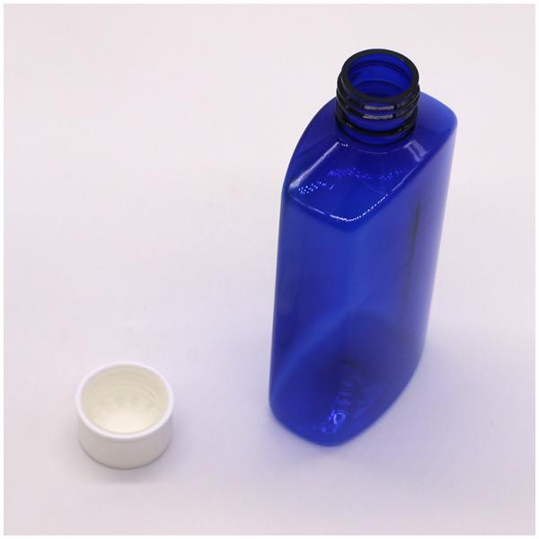 Quality Customized Logo 180ML PET Square Sterile Cough Syrup Bottle With Child Safety for sale