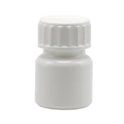 China Customized Logo 30ml PE White Pill Medicine Bottle with Screw Cap High Durability for sale