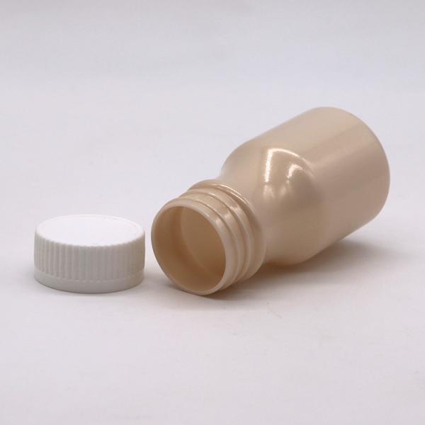 Quality 60ml PET Plastic Bottle with Matte Finish and Customized Color Body Material PET for sale