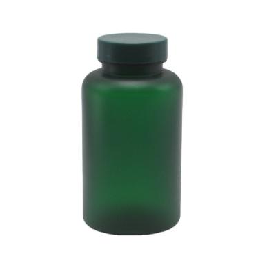 China Customized 200ml PET Plastic Pill Bottle with Screw Cap for Pill Powder Capsule Tablet for sale
