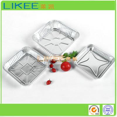 Chine 3003 3004 plateaux de service d'aluminium de casserole de nourriture de papier d'aluminium favorables à l'environnement à vendre