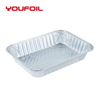 China Food Storage Disposable Aluminum Foil Pan Microwave Oven Safe for sale
