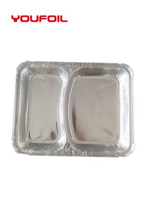 China Food Packaging Aluminum Foil Tray Alloy 8011 Disposable Foil Pan for sale