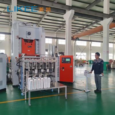 China Food Grade Aluminium Food Container Making Machine H Type 80ton for sale