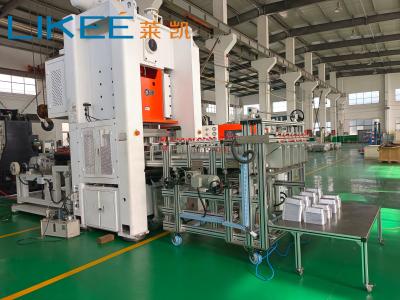 China Fully Automatic Aluminum Foil Container Making Machine Stronger H Frame for sale