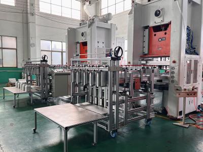 China 60 Strokes/Min Working Speed  Stroke Adjustable Type Aluminium Foil Box Making Machine for sale