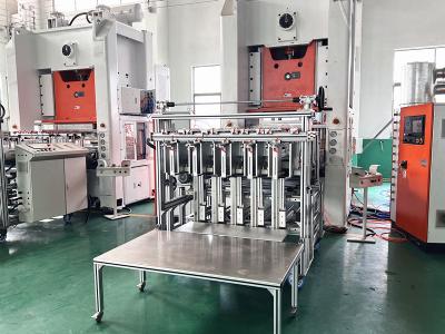 China 12000pcs/H 26KW Aluminium Container Making Machine Silver Foil Container Machine for sale