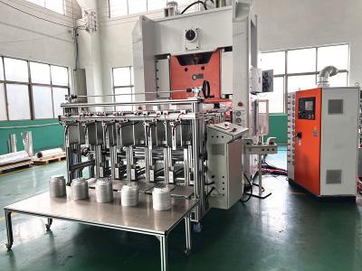 China 130Ton Aluminium Foil Container Manufacturing Machine 5 Ways 6 Caivities for sale