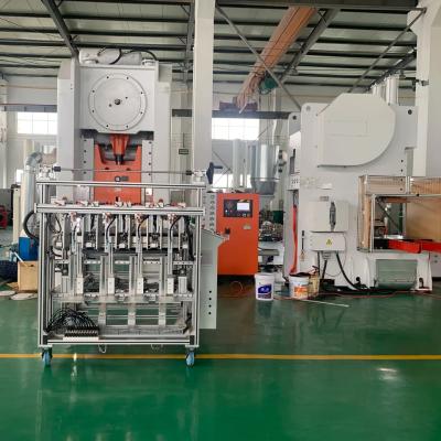 China 50HZ Semi Automatic Aluminium Foil Container Making Machine H Frame for sale
