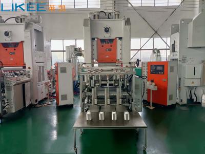 China Simense 36 ~ 70 Potas por hora Máquina automática de fabricación de macetas de aluminio Mistubushi Control PLC en venta