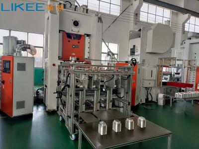 China Diseño personalizado 80 toneladas Mitsubishi PLC Aluminio de papel de aluminio de la bandeja de fabricación de la máquina en venta