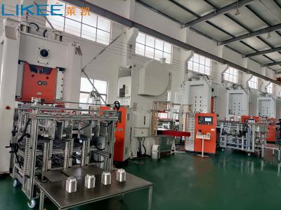 China Máquina de fabricación de bandejas de aluminio de alta velocidad Schneider Electric 12000pcs/hora en venta