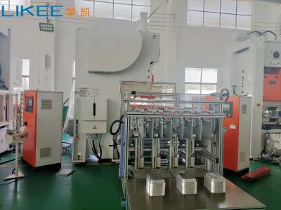 China Fully Automatic 63Ton SIMENSE Motor Aluminium Foil Plate Making Machine for sale