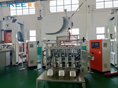 China 9000~12000 pcs /hour Multiple Cavity Fully Automatic Aluminium Foil Container Machine for sale
