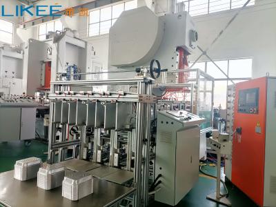 China Mitsubishi PLC Control 12000pcs/hr Production Capacity Aluminium Foil Food Container Making Machine for sale