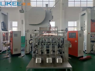 China Máquina de fabricación de contenedores de papel de aluminio totalmente automática de alta productividad de 3 modos en venta