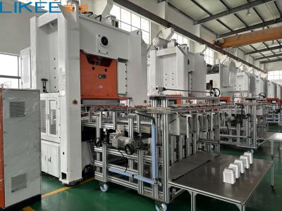 中国 Fast and Easy Operation Fully Automatic Aluminium Foil Food Container Making Machine 販売のため