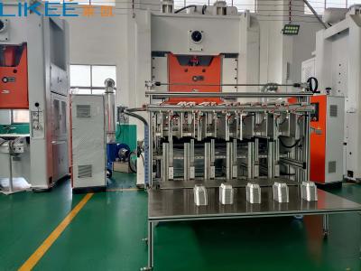 China 130tons Automatic Aluminium Foil Food Container Making with Silver White Appearance en venta