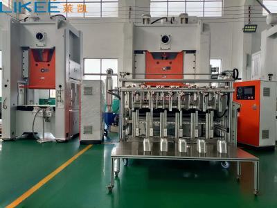 Chine Machine de fabrication de récipients en feuille d'aluminium de 130 tonnes personnalisable pour les pots de grande taille des États-Unis à vendre