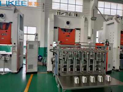 China 130 Tonnen 5~6 Wege Vollautomatik Aluminiumfolie Behälter Herstellungsmaschine zu verkaufen