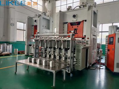 China 5-6 Cavities 12000pcs/hour Custom Design Aluminum Foil Tray Making Machine for sale