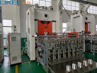 China 130Ton Aluminum Foil Container Making Machine 29KW Aluminum Foil Making Machine for sale