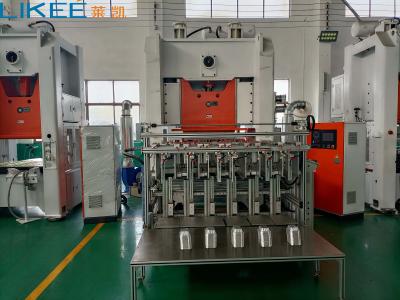 China H Frame Mitsubishi PLC 12000 Pcs/h Aluminium Foil Container Production Line for sale