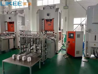 China Siemens 3 holtes elektrische automatische aluminium pot maken machine Te koop