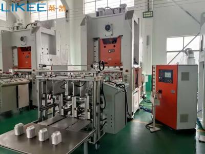China 80Ton Pressure Electric Aluminium Foil Plate Making Machine 380V 50HZ 3Phase for sale