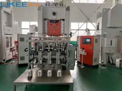 Китай Mitsubishi PLC 50 до 70 ударов / мин Электрическая машина для изготовления поддонов из алюминиевой фольги продается