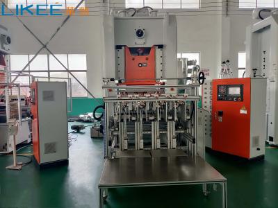 China High Precision Control Electric Stacker Aluminium Foil Container Production Line for sale