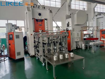 China 12000pcs/H Máquina de fabricação de recipientes de alimentos de alumínio de alumínio à venda