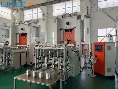 China 80Ton 4~5 Ways Fully Automatic Aluminium Food Container Making Machine LK-T80 for sale