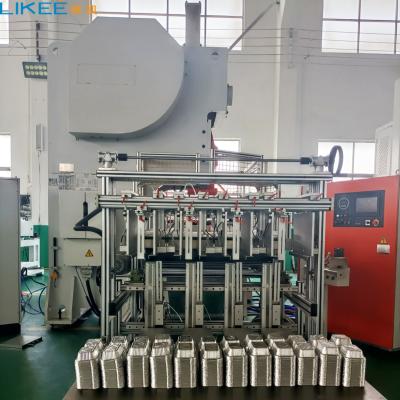 China Simense Motor Controlled  Pneumatic Type 63Ton Aluminium Foil Container Making Machine for sale