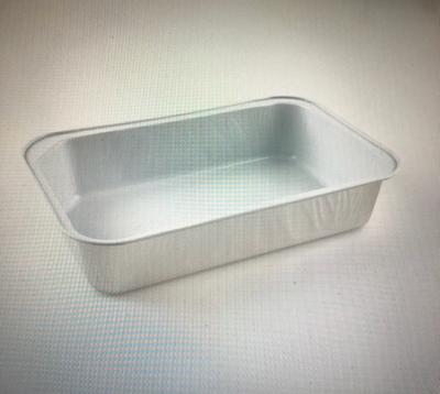China Smooth Wall 0.25mm Aluminum Foil Disposable Food Containers Airline Catering for sale