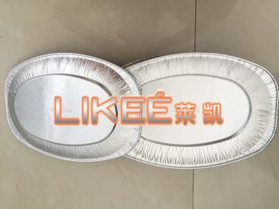 China Food Packaged 800ml Aluminum Foil Tray Alloy 8011 Disposable Foil Pan for sale
