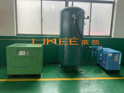 China Low Noise Electric Rotary Screw Air Compressor With Dryer for sale