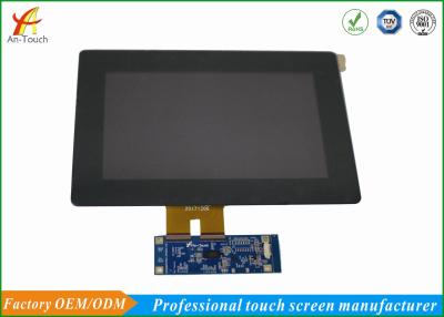 China Scratch Resistant LCD CTP Touch Screen Overlay Kit 800x480 Landscape for sale