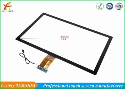 China High End 32 Touch Screen Display With I2C / USB Interface , Anti - Interference Ability for sale