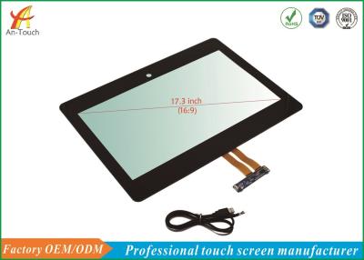 China 3mm Front Glass Industrial Touch Panel 17.3 Inch For Industrial Computer Accessories for sale