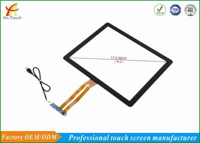 China High Sensitive Touch Screen 17 Inch 1280*800 Resolution , 86% Min Transmittance for sale
