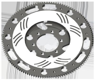 China Modified Lightweight Flywheel for High-Performance Racing Cars with Durable Design en venta