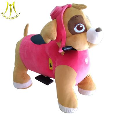 China Hansel entertainment games walking battery operated plush stuffed animals ride for sale