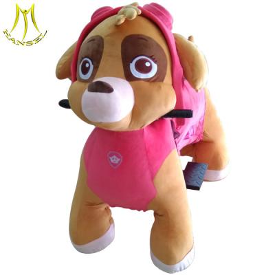 China Hansel park children electric stuffed walking battery operated animal rides for sale